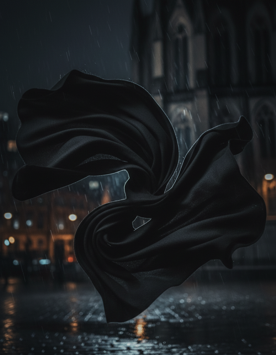 Noir Cashmere Scarf